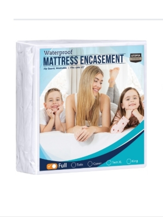 Other - Waterproof Zippered Mattress Encasement Full Size - White